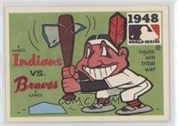 Cleveland Indians vs. Boston Braves (Atlanta Braves Back)