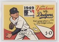 New York Yankees vs. Brooklyn Dodgers (Pittsburgh Pirates Back)