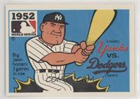 New York Yankees vs Brooklyn Dodgers (Philadelphia Phillies Back)