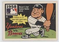 New York Yankees vs. Milwaukee Braves (Oakland A's Back)