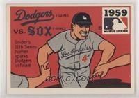 Los Angeles Dodgers vs. Chicago White Sox (Duke Snider) (Oakland A's Back)