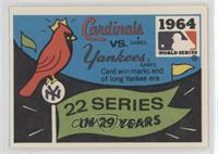 St. Louis Cardinals vs. New York Yankees (Milwaukee Brewers Back)