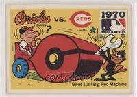 Baltimore Orioles vs. Cincinnati Reds (Detroit Tigers Back)