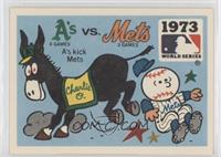 Oakland A's vs. New York Mets (Montreal Expos Back)