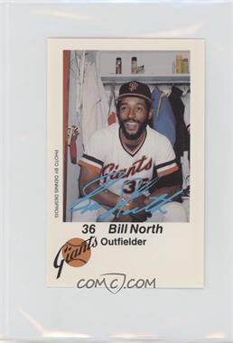 1980 KNBR San Francisco Giants San Francisco Police - [Base] #36 - Billy North