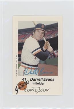 1980 KNBR San Francisco Giants San Francisco Police - [Base] #41 - Darrell Evans