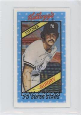 1980 Kellogg's 3-D Super Stars - [Base] #4 - Ron Guidry