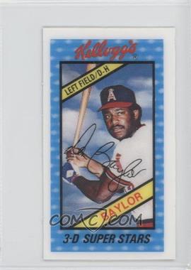 1980 Kellogg's 3-D Super Stars - [Base] #56 - Don Baylor