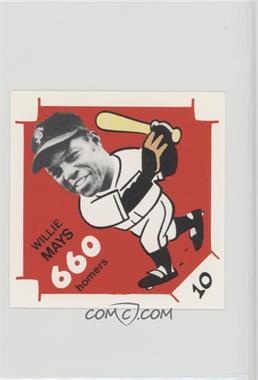 1980 Laughlin 300/400/500 - [Base] #10 - Willie Mays