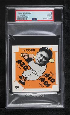 1980 Laughlin 300/400/500 - [Base] #4 - Ty Cobb [PSA 9 MINT]