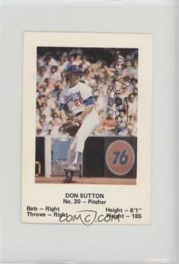 1980 Los Angeles Dodgers Police - [Base] #20 - Don Sutton [Poor to Fair]