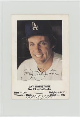 1980 Los Angeles Dodgers Police - [Base] #21 - Jay Johnstone [Poor to Fair]
