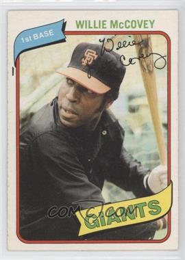 1980 O-Pee-Chee - [Base] #176 - Willie McCovey