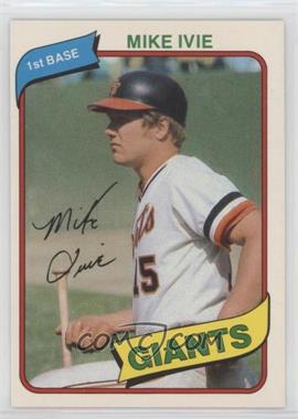 1980 O-Pee-Chee - [Base] #34 - Mike Ivie
