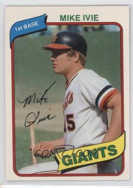 1980 O-Pee-Chee - [Base] #34 - Mike Ivie