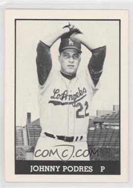 1980 TCMA 1959 Los Angeles Dodgers World Champions - [Base] - Black #1980-029 - Johnny Podres