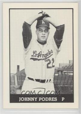 1980 TCMA 1959 Los Angeles Dodgers World Champions - [Base] - Black #1980-029 - Johnny Podres