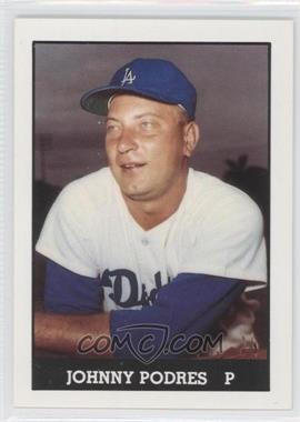 1980 TCMA 1959 Los Angeles Dodgers World Champions - [Base] - Color #1980-029 - Johnny Podres