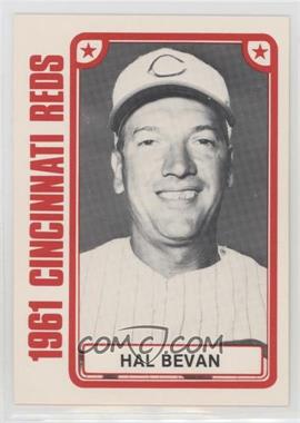 1980 TCMA 1961 Cincinnati Reds World Champions - [Base] #1980-036 - Hal Bevan