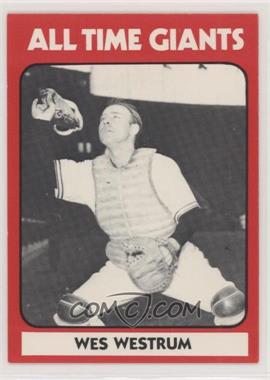 1980 TCMA All Time New York Giants - [Base] #1980-0002.1 - Wes Westrum (Fielding)