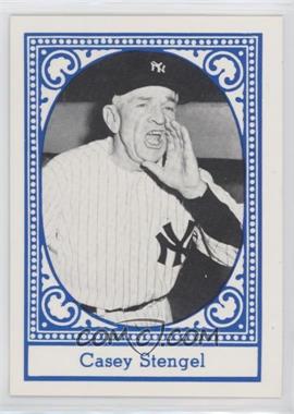 1980 TCMA All Time New York Yankees - [Base] - Blue #_CAST.2 - Casey Stengel (Has MLB Logo)