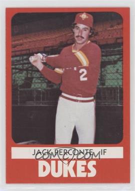 1980 TCMA Minor League - [Base] #189 - Jack Perconte [Good to VG‑EX]