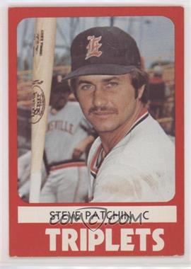 1980 TCMA Minor League - [Base] #317 - Steve Patchin