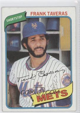 1980 Topps - [Base] - Blank Back #456 - Frank Taveras