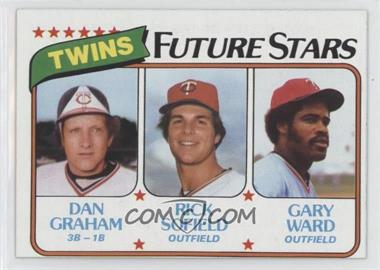 1980 Topps - [Base] - Wrong Back #300.wb - Future Stars - Dan Graham, Rick Sofield, Gary Ward (Ron Guidry back)