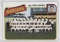 mgr Tom Lasorda (Kent Tekulve)