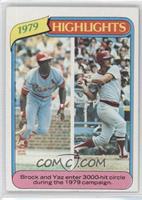 1979 Highlights - Lou Brock, Carl Yastrzemski