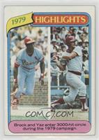 1979 Highlights - Lou Brock, Carl Yastrzemski [Poor to Fair]