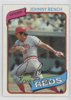 1980 Topps - [Base] #100 - Johnny Bench [Poor to Fair]