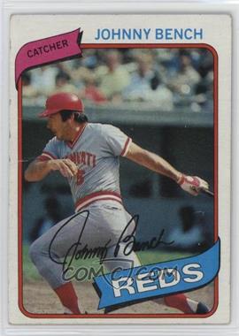 1980 Topps - [Base] #100 - Johnny Bench [Poor to Fair]