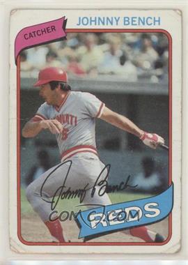 1980 Topps - [Base] #100 - Johnny Bench [Poor to Fair]