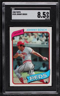 1980 Topps - [Base] #100 - Johnny Bench [SGC 8.5 NM/Mt+]