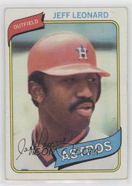 1980 Topps - [Base] #106 - Jeffrey Leonard