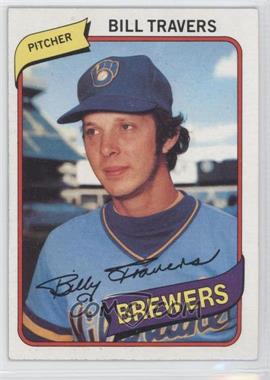 1980 Topps - [Base] #109 - Bill Travers