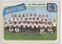 Team Checklist - Chicago White Sox Team, Tony LaRussa [Poor to Fair]