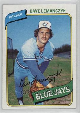 1980 Topps - [Base] #124 - Dave Lemanczyk