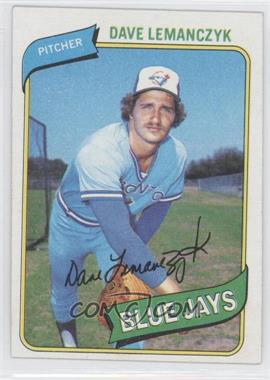 1980 Topps - [Base] #124 - Dave Lemanczyk