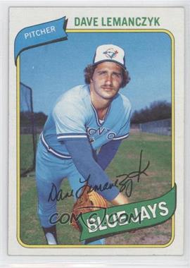 1980 Topps - [Base] #124 - Dave Lemanczyk