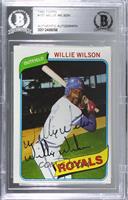 Willie Wilson [BAS Authentic]