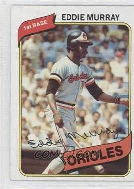 1980 Topps - [Base] #160 - Eddie Murray