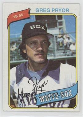 1980 Topps - [Base] #164 - Greg Pryor