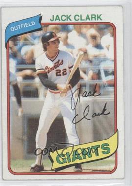 1980 Topps - [Base] #167 - Jack Clark