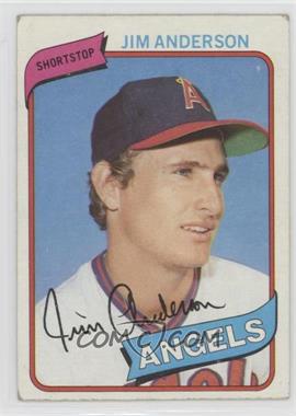 1980 Topps - [Base] #183 - Jim Anderson [Good to VG‑EX]