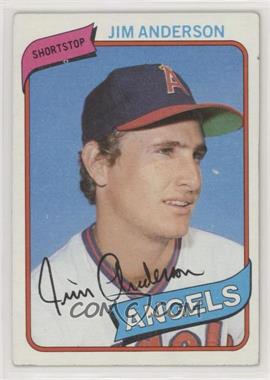 1980 Topps - [Base] #183 - Jim Anderson [Good to VG‑EX]
