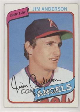 1980 Topps - [Base] #183 - Jim Anderson [Good to VG‑EX]