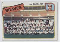 Team Checklist - Atlanta Braves Team, Bobby Cox [Good to VG‑EX]